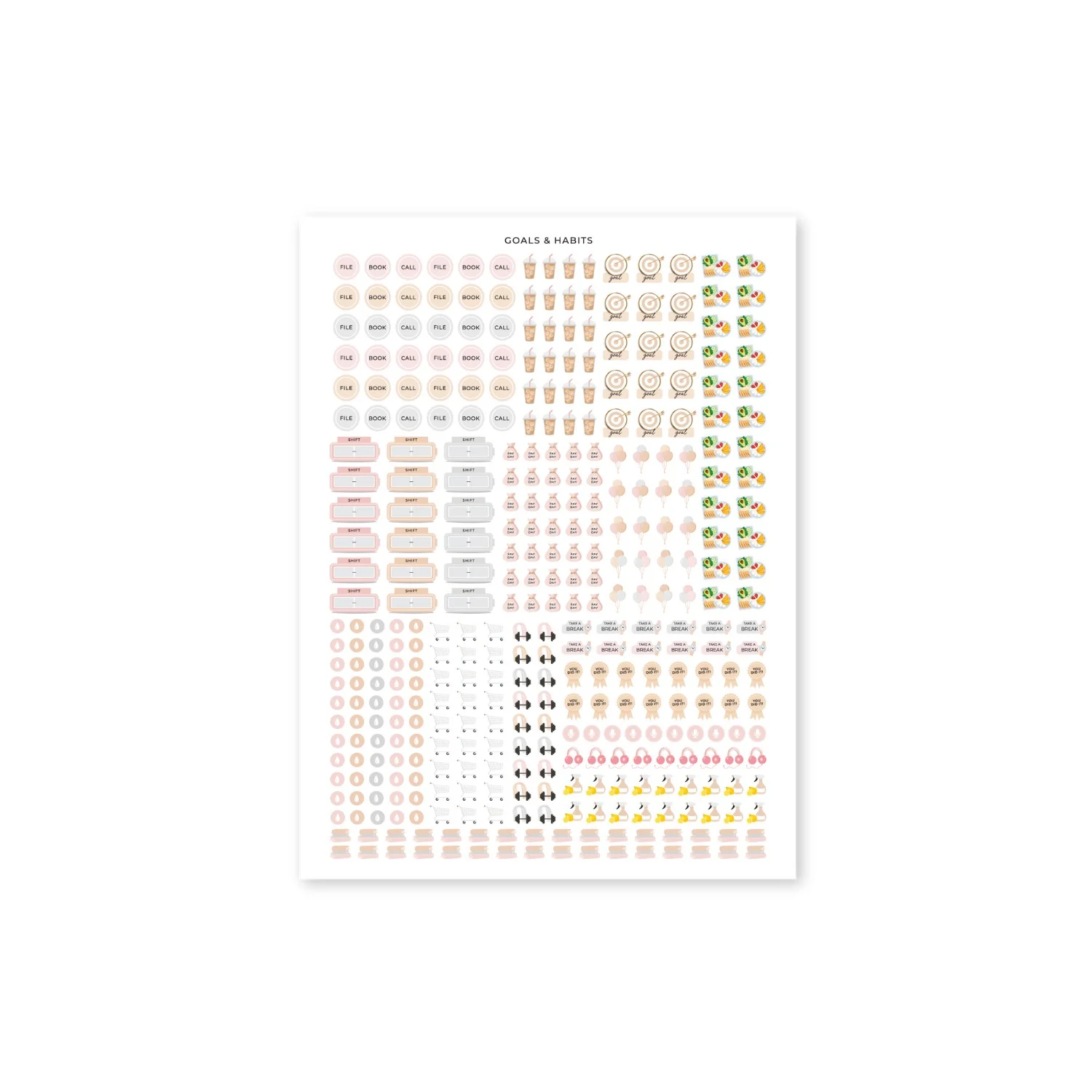 Business Planner Sticker Pack - Blush - Image 7