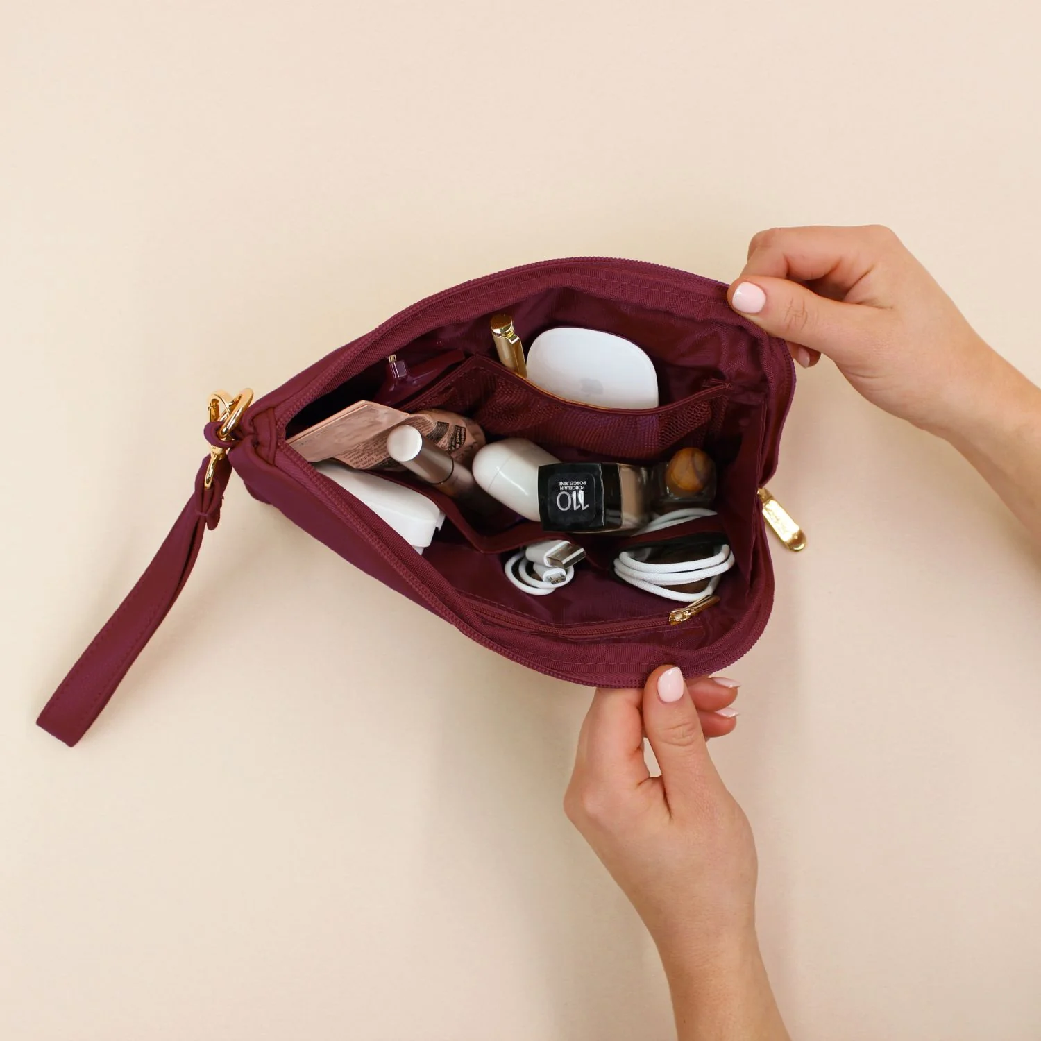 Tech Pouch - Multipurpose Organiser - Berry - Image 2