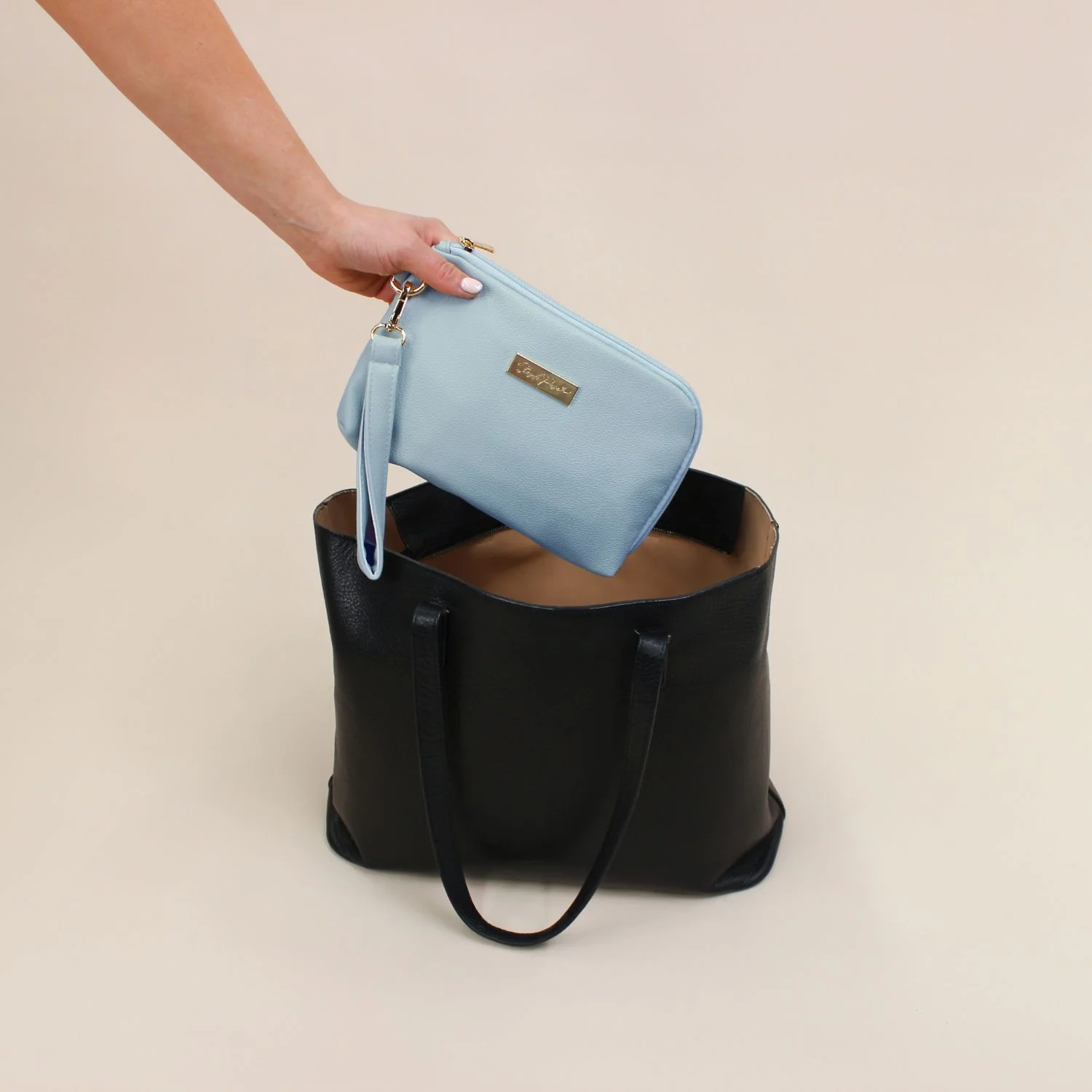 Tech Pouch - Multipurpose Organiser - Periwinkle Blue - Image 5