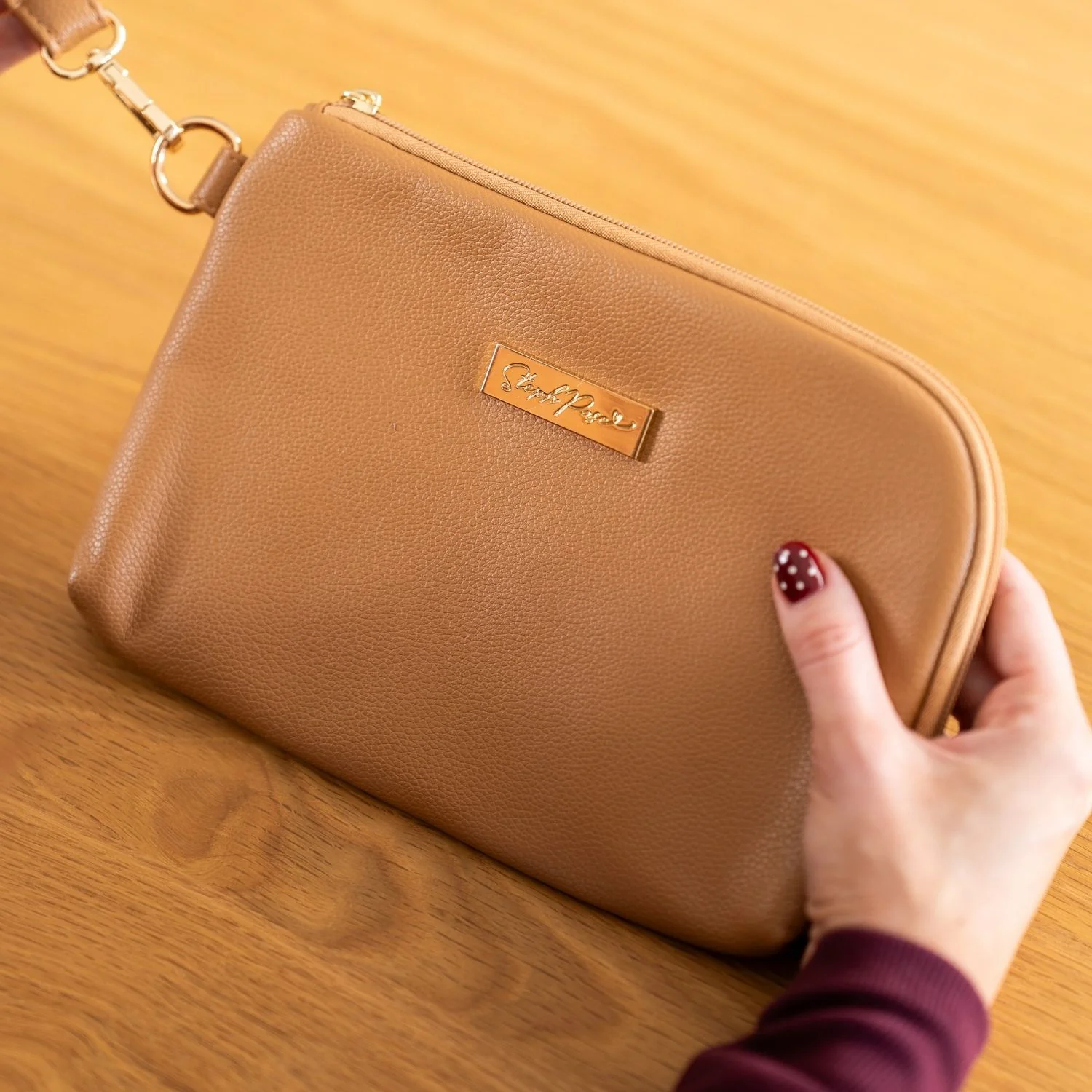 Tech Pouch - Multipurpose Organiser - Tan - Image 3