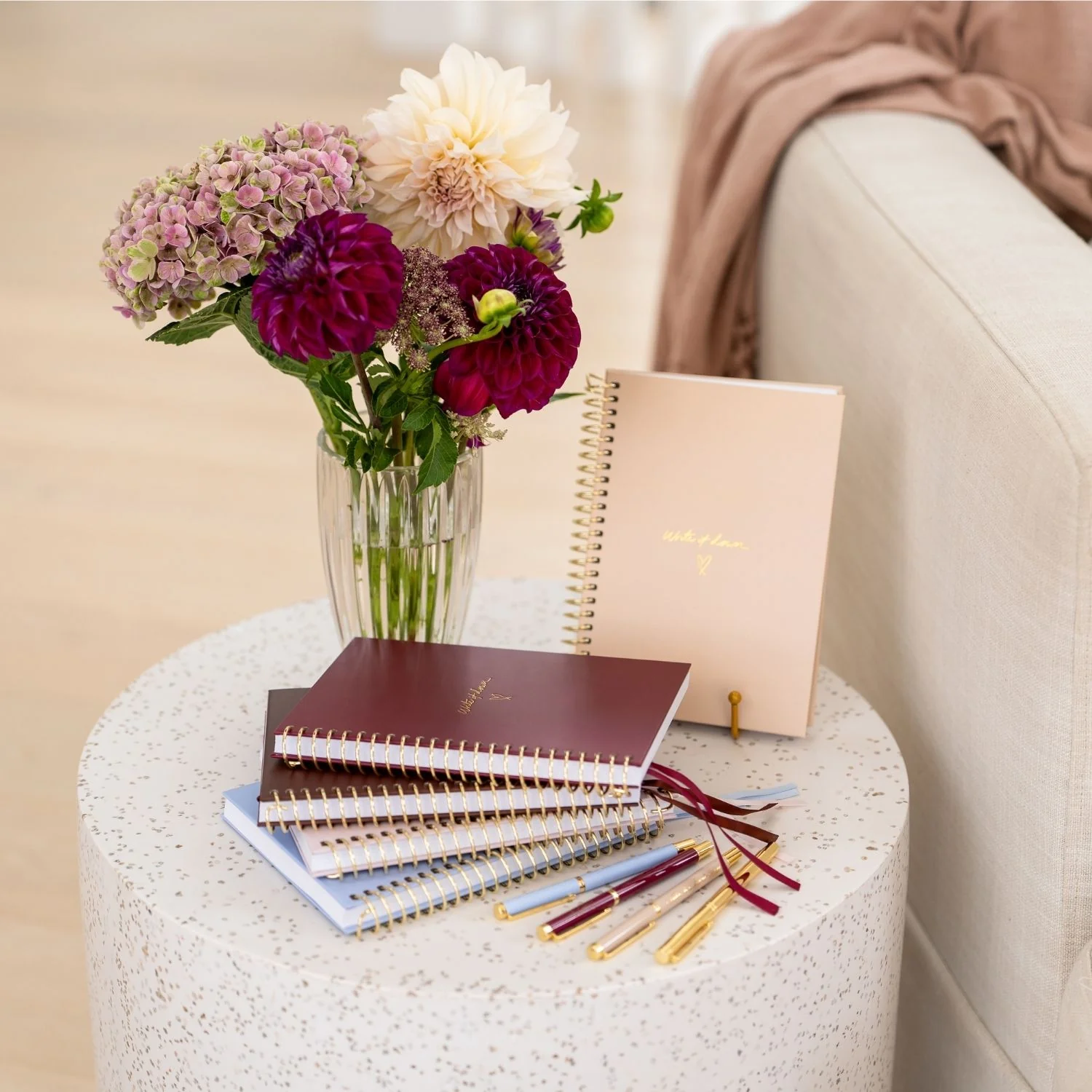 'Write it Down' A5 Notebook - Berry - Image 6