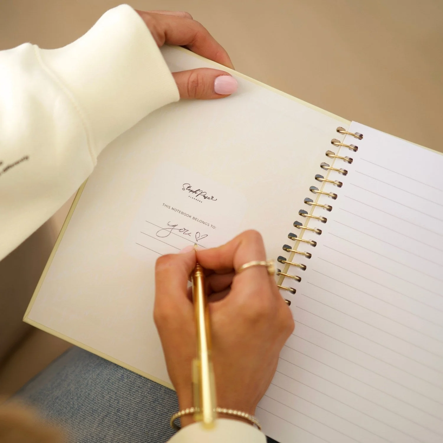 'Write it Down' A5 Notebook - Lemon Sorbet - Image 5