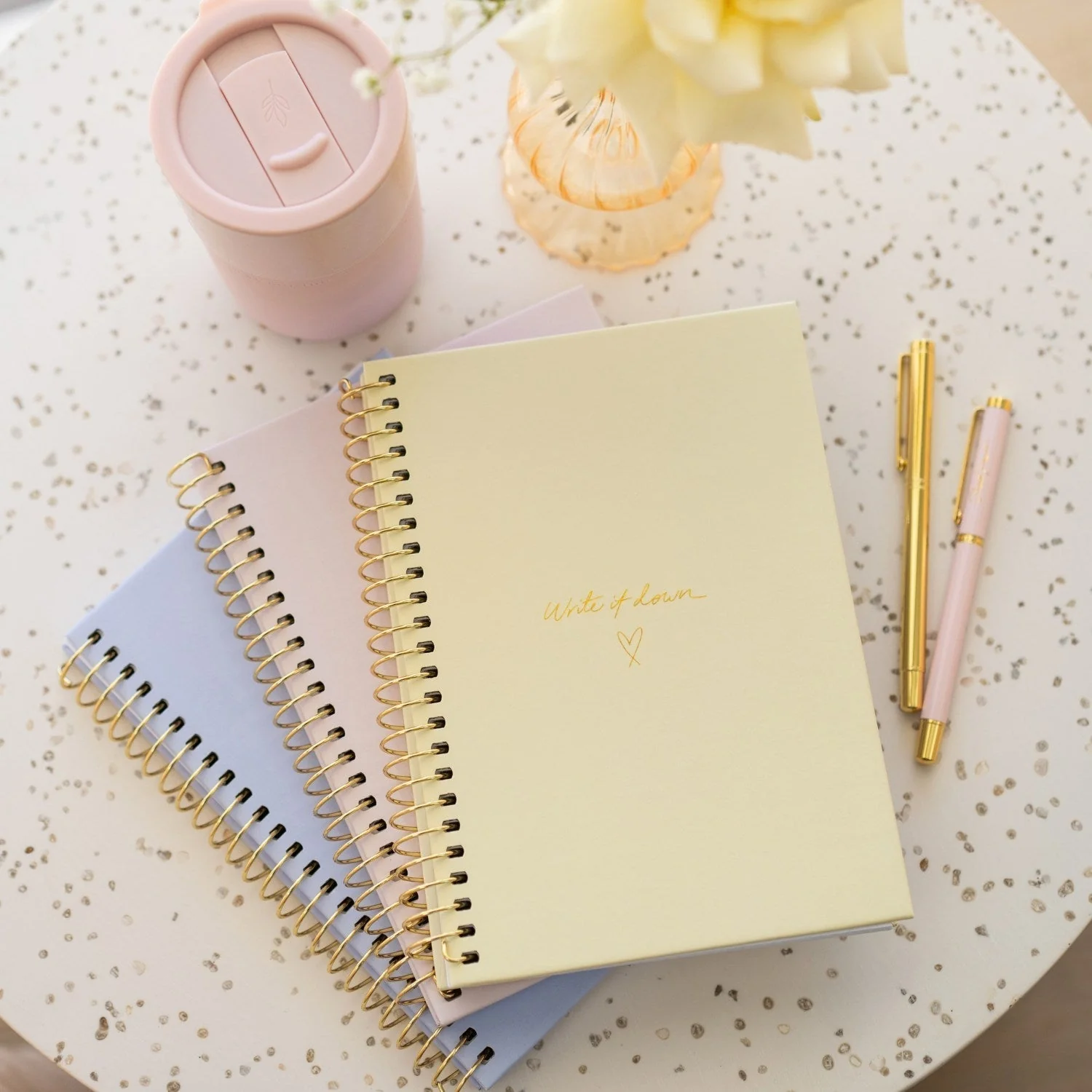 'Write it Down' A5 Notebook - Lemon Sorbet - Image 7