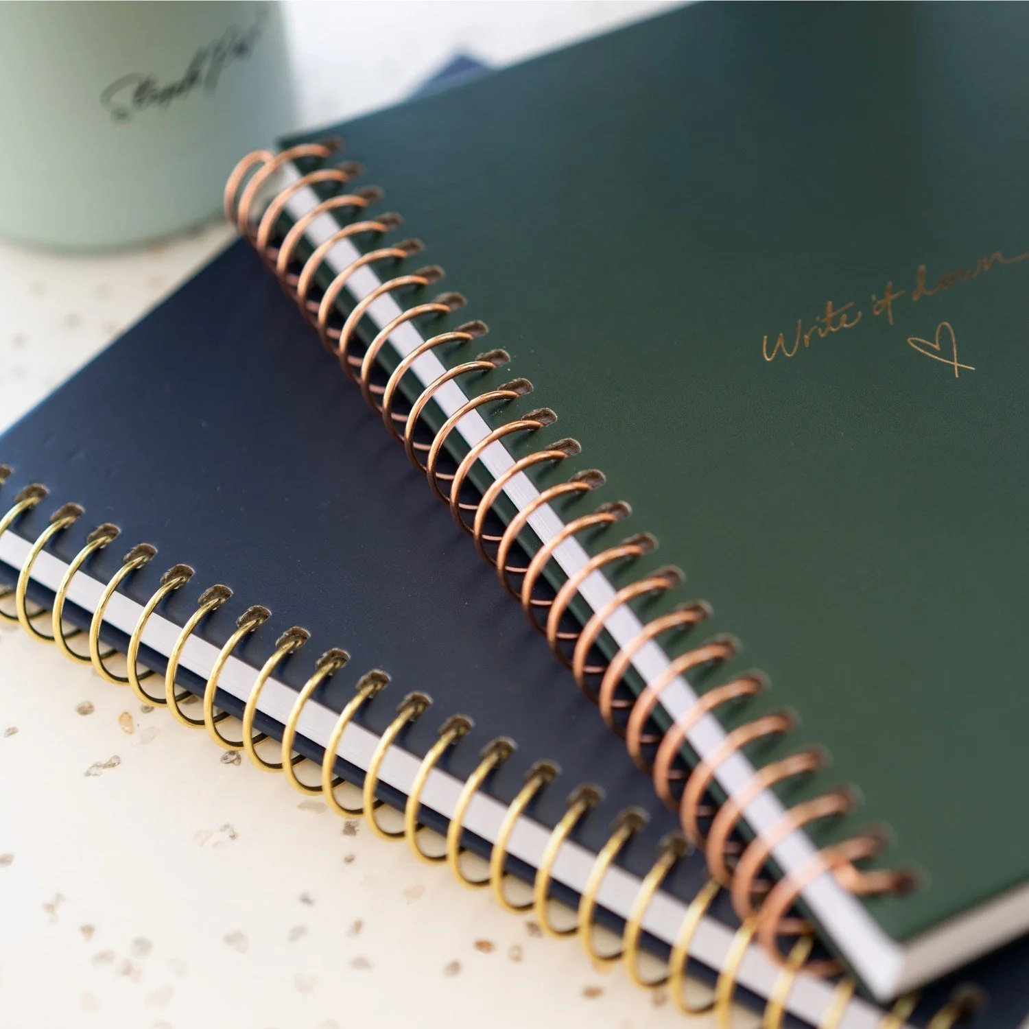 'Write it Down' A5 Notebook - Navy - Image 6